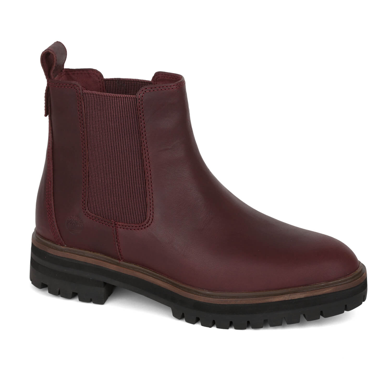 Timberland London Square Chelsea Boots weinrot Sohle |